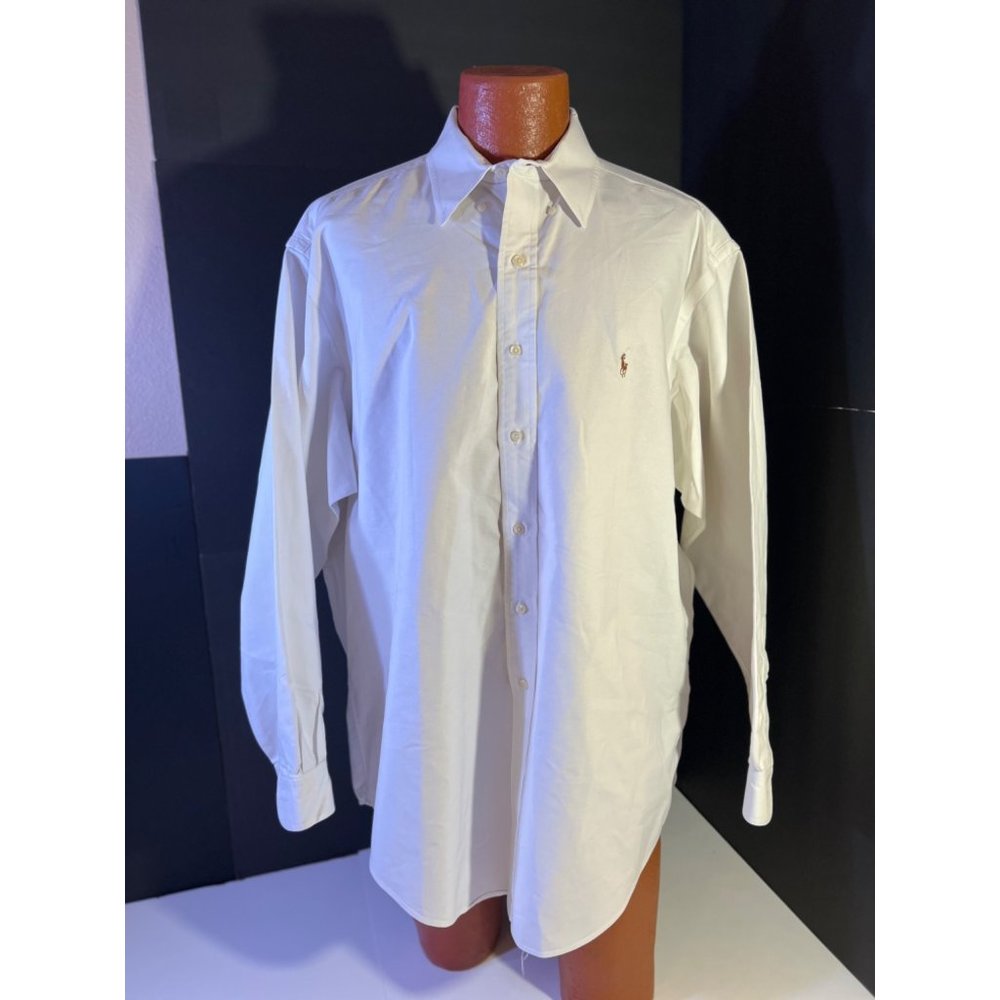 Ralph Lauren White XL long Sleeve Shirt  Polo
